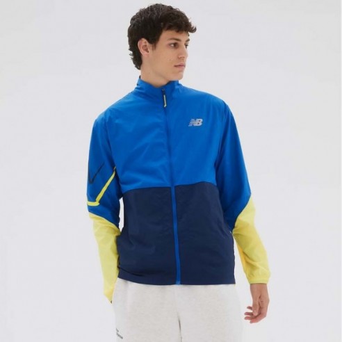 NEW BALANCE GRAPHIC IMPACT RUN PACKABLE JACKET