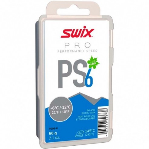 SWIX PS6 BLUE (-6°/-12°) 60gr