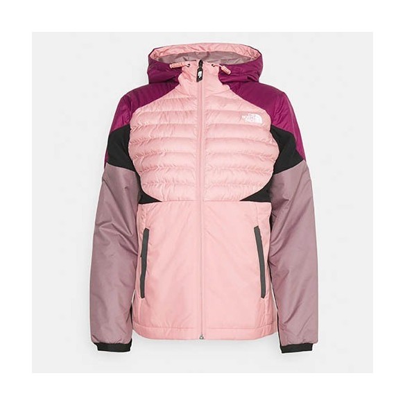 North face panel padded jacket online