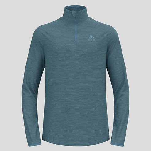 Jersei Odlo Run Easy Half-Zip Mid Layer Top